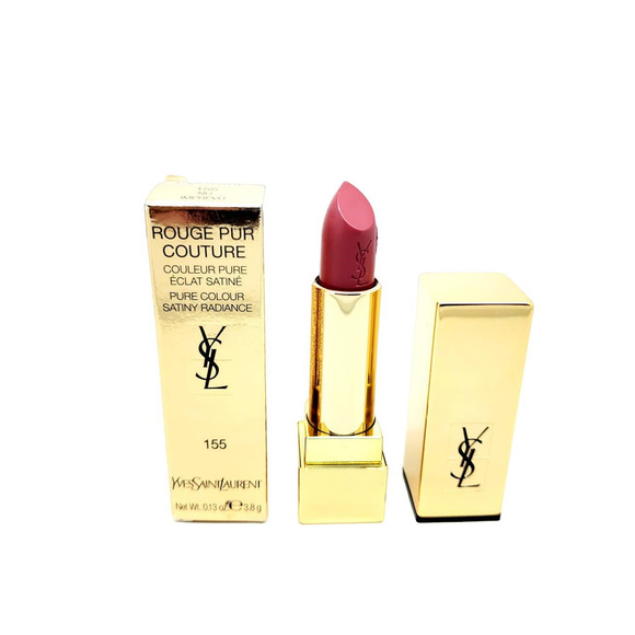 Yves Saint Laurent Rouge Pur Couture Satiny Radiance Lipstick 155 Nu Imprevu - Picture 1 of 3